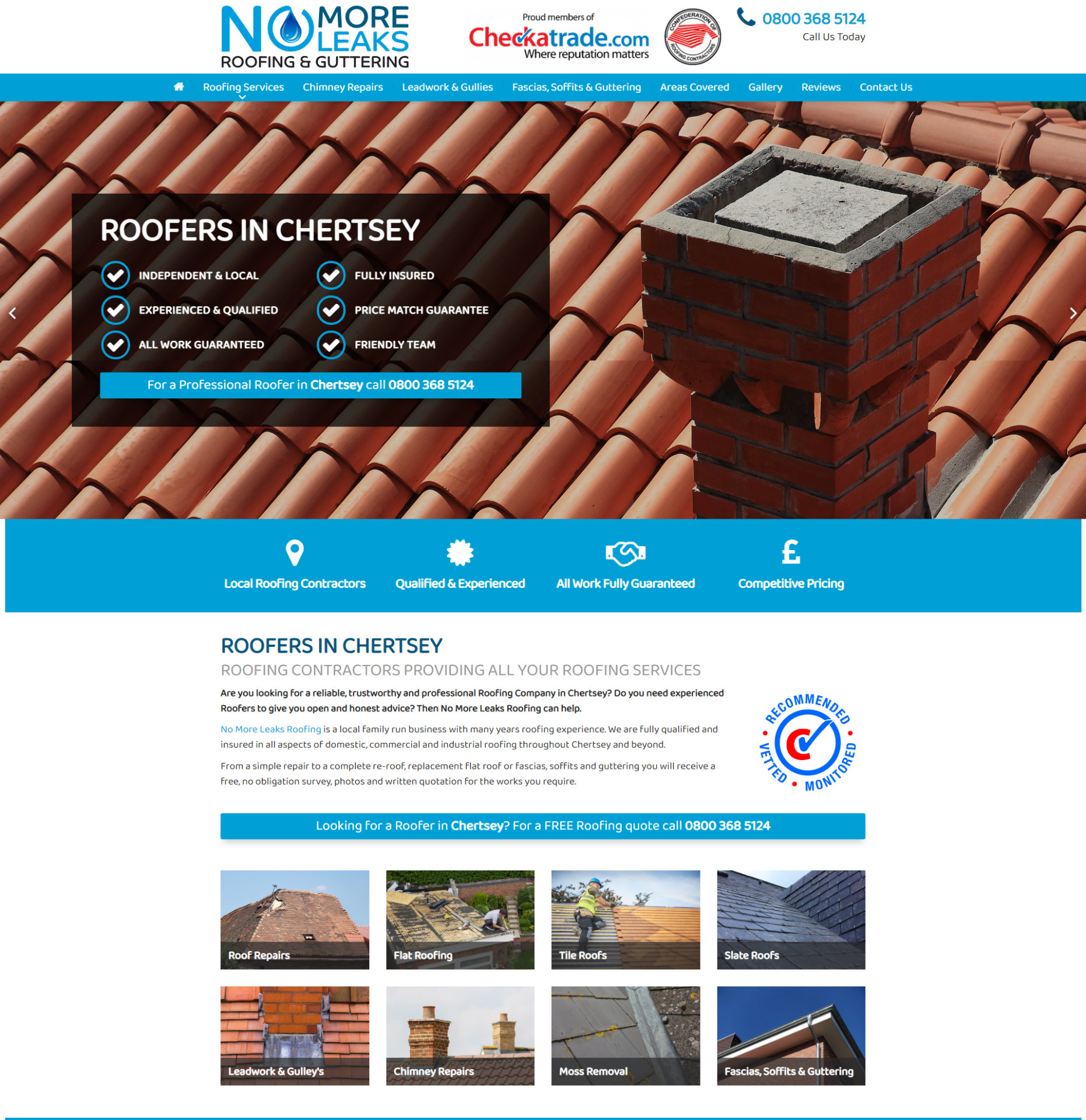 Build a roofing website [city]