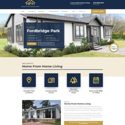 Holiday Park Web Design UK