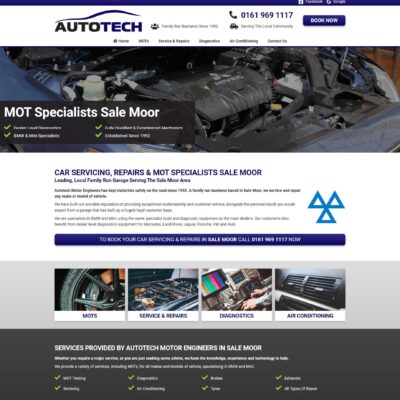 Mechanic website designers UK