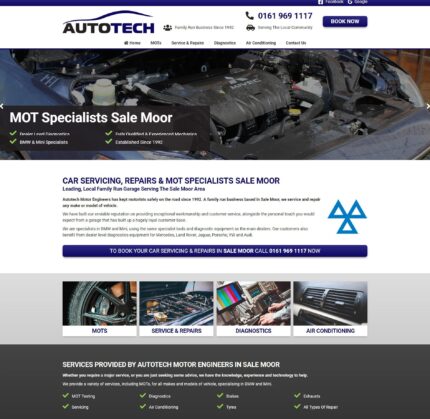 Mechanic website designers UK