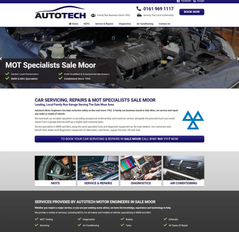 Mechanic website designers Barnsley