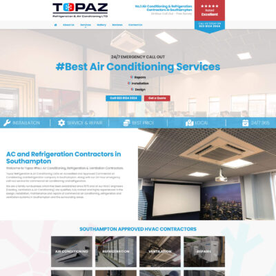 Air Conditioning Website Designer UK