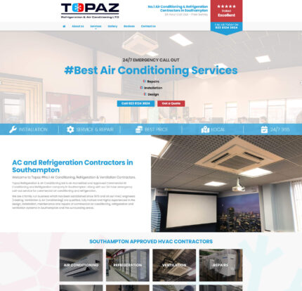 Air Conditioning Website Designer UK