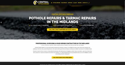 Road surfacing website designers in UK