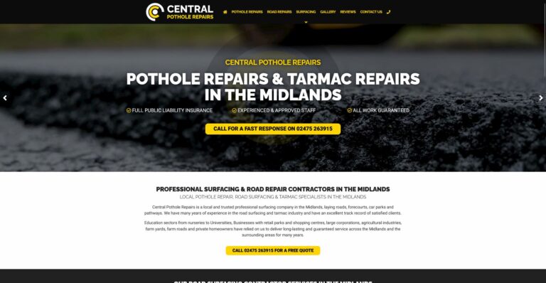 Road surfacing website designers in Coleshill