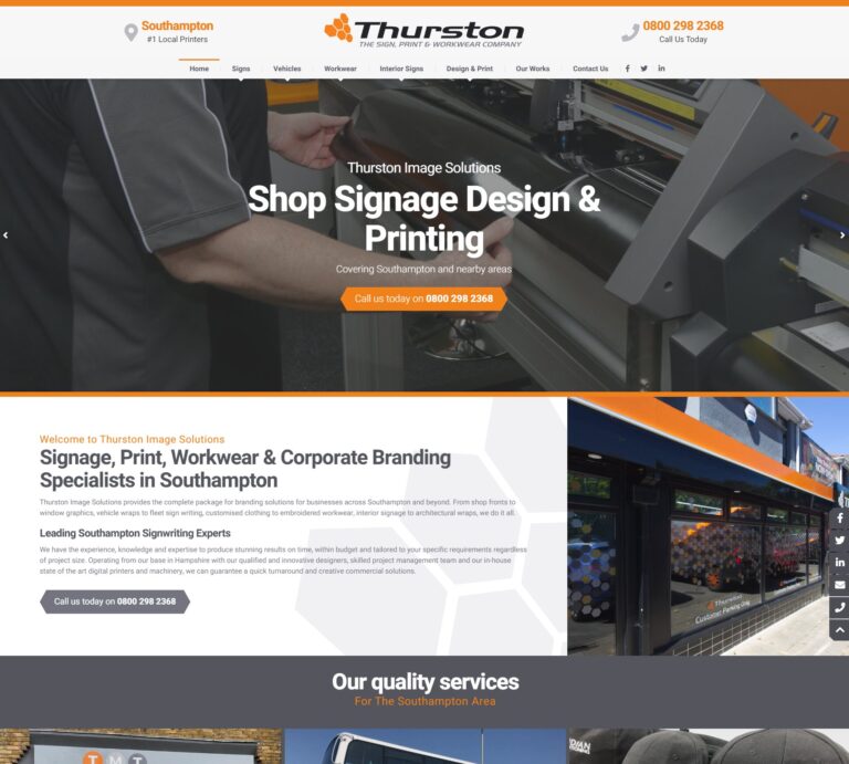 Website Design Company Bishop's Stortford