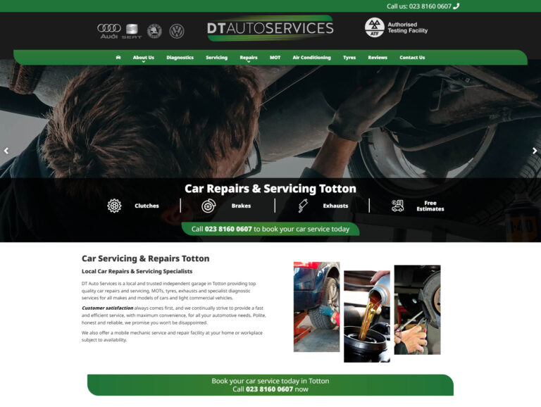 Automotive website designers Dorchester
