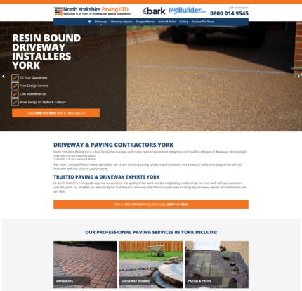 Driveway and patio installers in UK