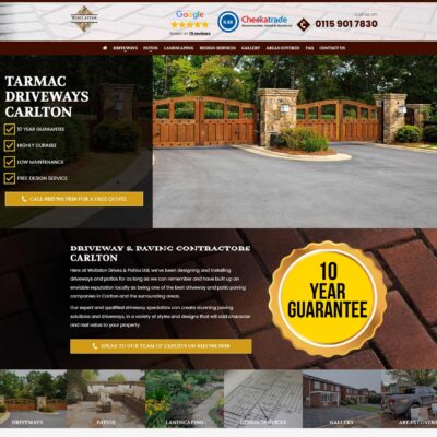 Driveways and patios expert contractors UK