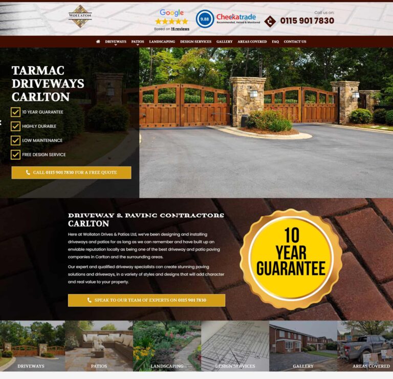 Driveways and patios expert contractors Leicester