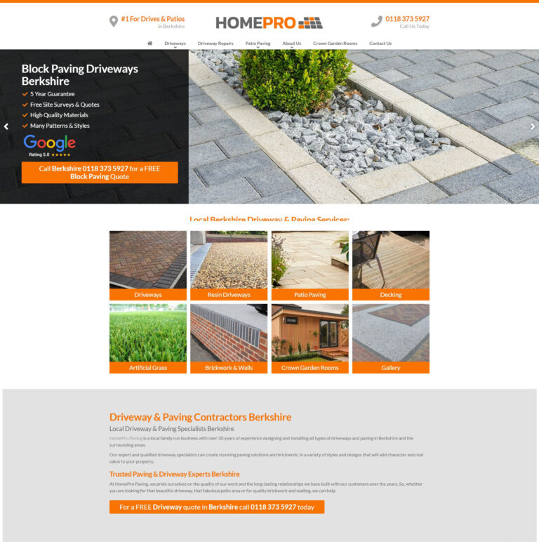 Driveways and paving company Staines