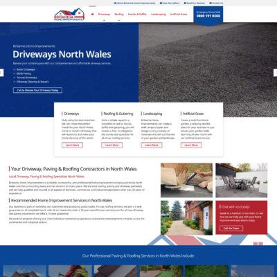 Landscaping website designers in UK