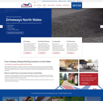 Landscaping website designers in UK
