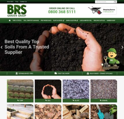 BRS Garden & Landscape supplies in UK