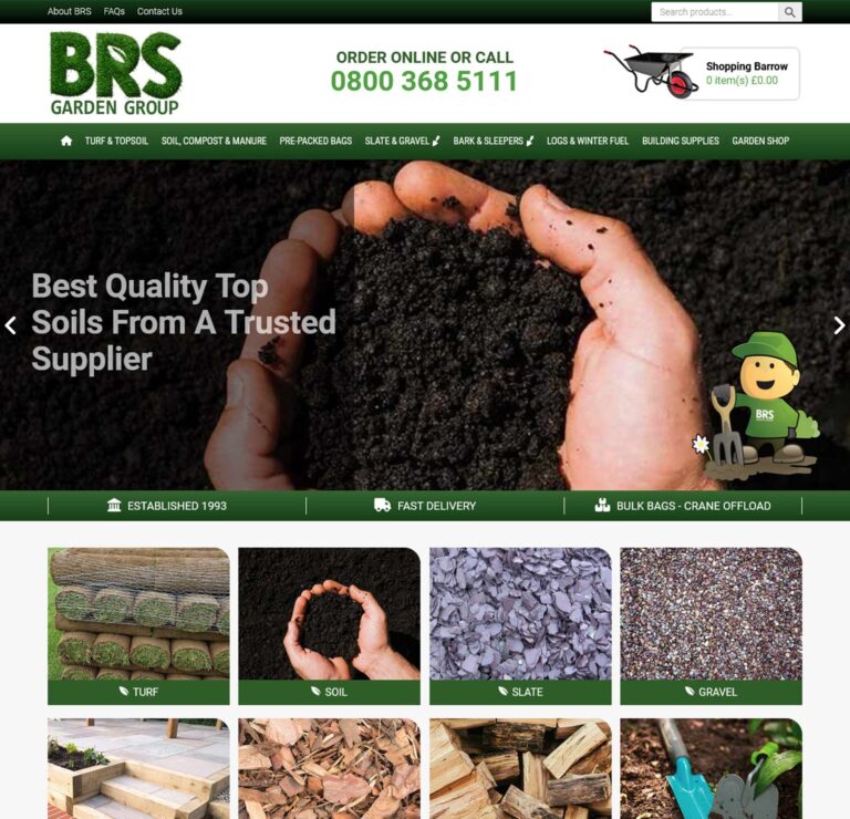 BRS Garden & Landscape supplies in Bridgnorth