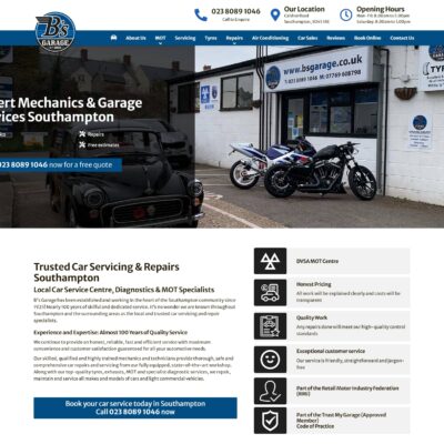 Automotive website designers UK