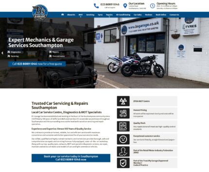 Automotive website designers UK