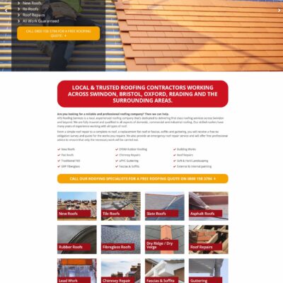 Website Design for Roofers Near Me UK