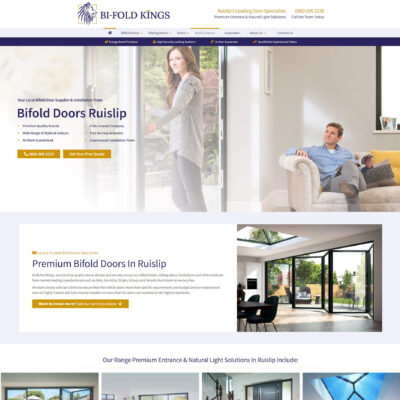 door supplier website design in UK