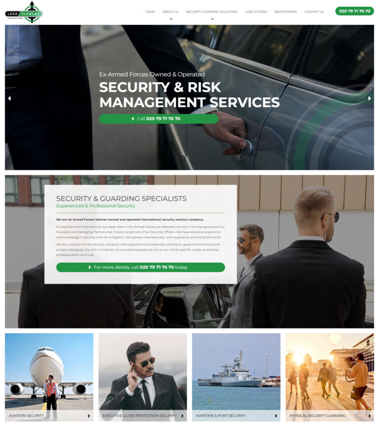 Lead Element International Security Services Leicester
