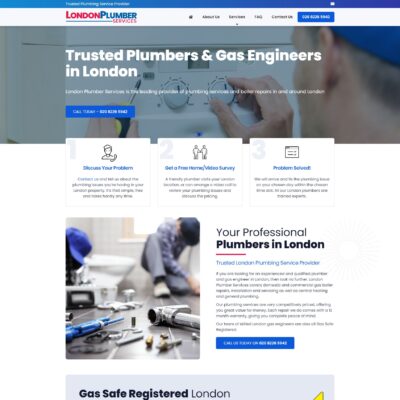 Designer for plumber websites