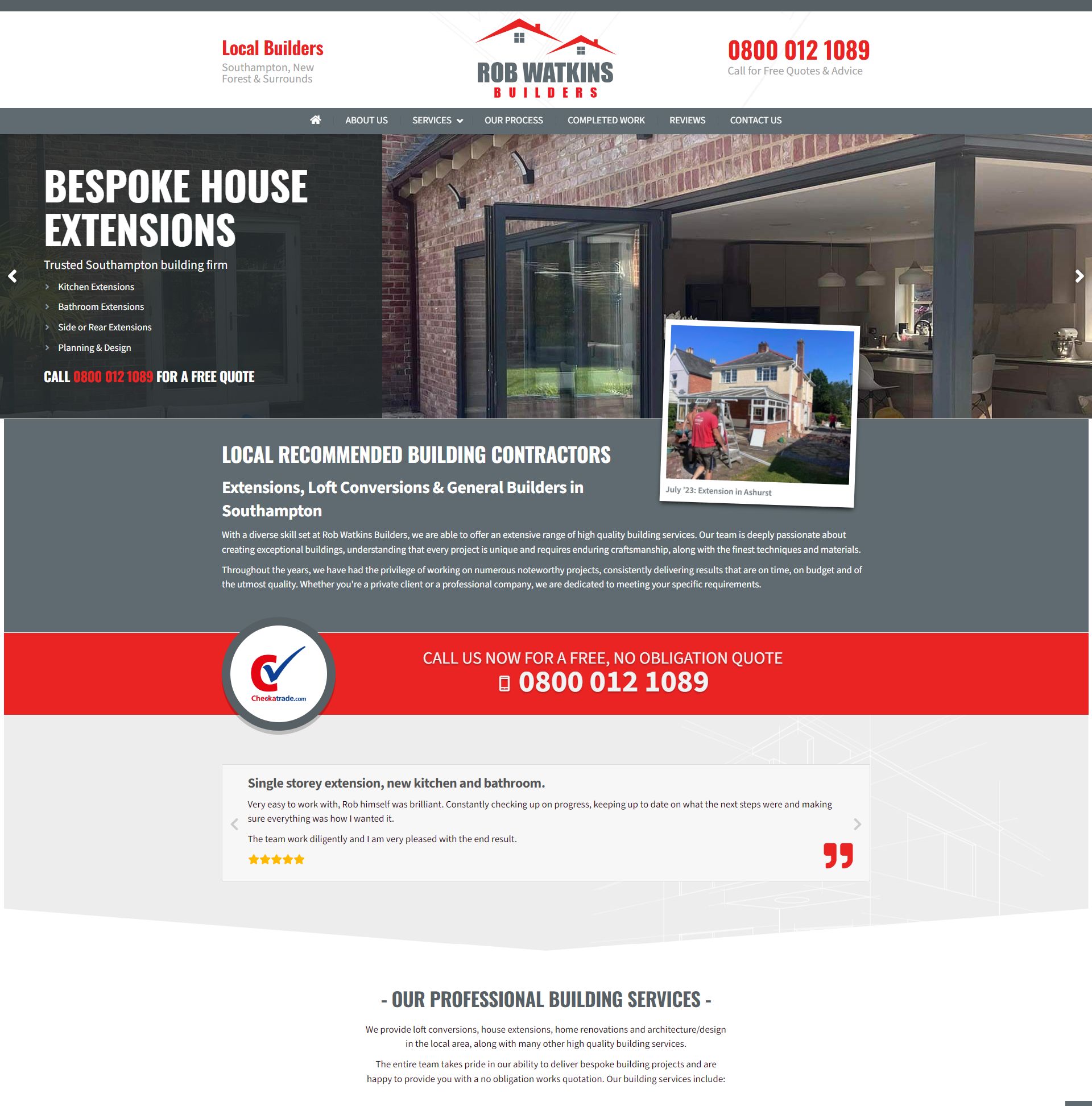 Builders in Southampton, New Forest & Surrounds