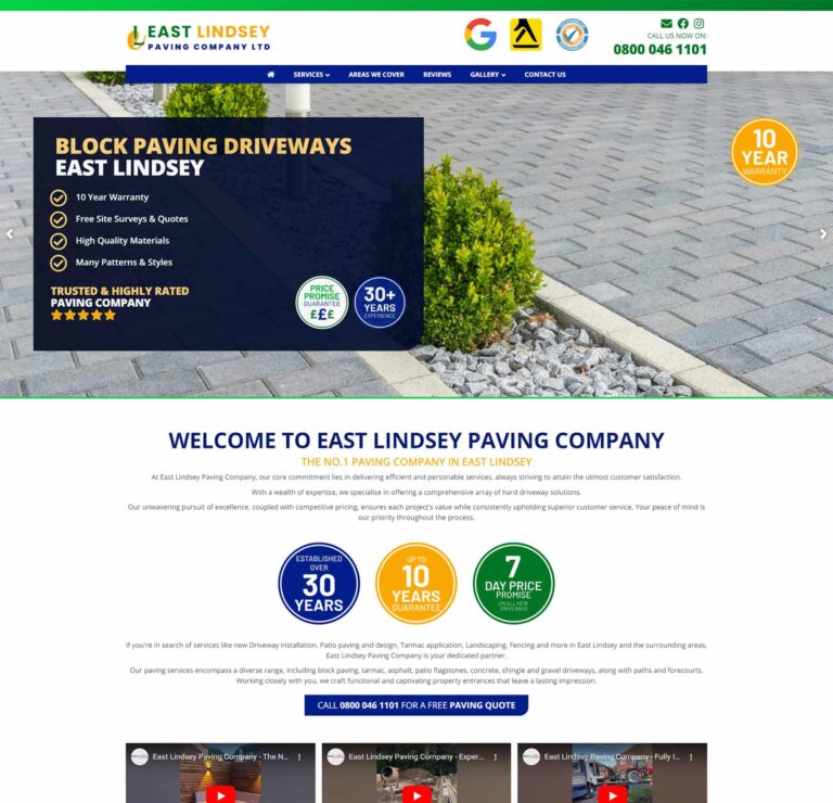 Paving company website designers near me Brentwood
