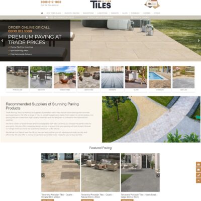 Paving Tile Supplier UK