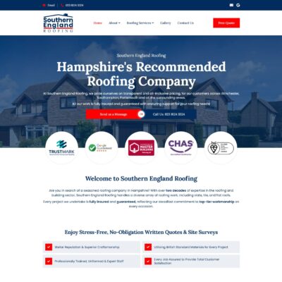 Roofer Website Design Team UK