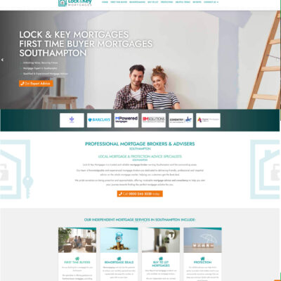 mortgage broker website design near UK