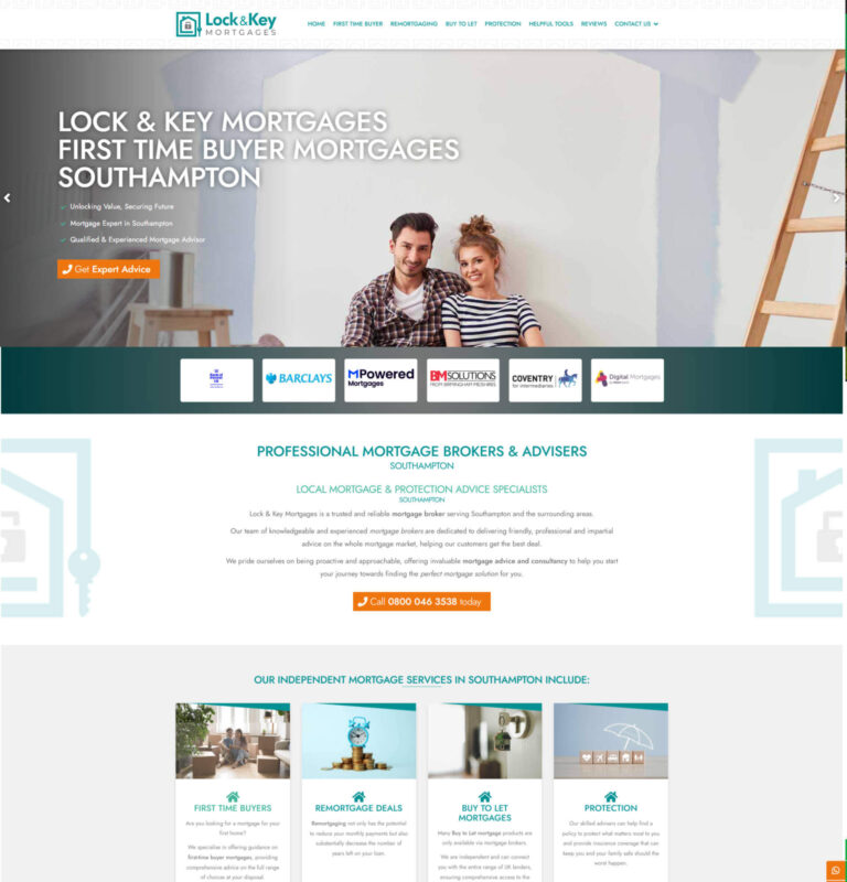 mortgage broker website design near Leicester