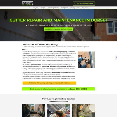 Guttering and Roofing Website & Logo UK