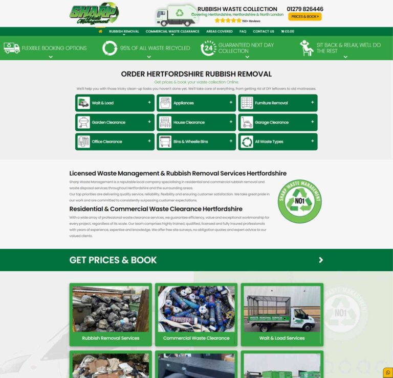 Waste Management website design company