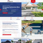 paving and masonry company website design in [city]