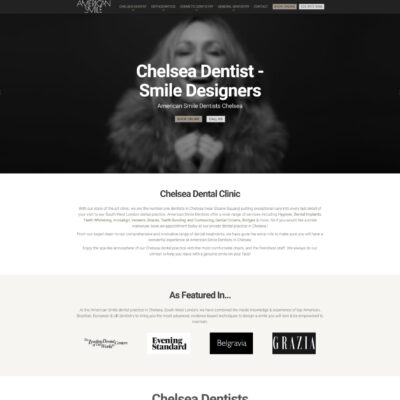 Dental clinic website designers in UK