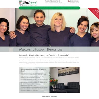 Dentist website designers near me UK