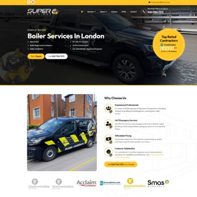 Plumbing & Heating Website Designers UK