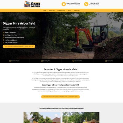 The Digger Driver website