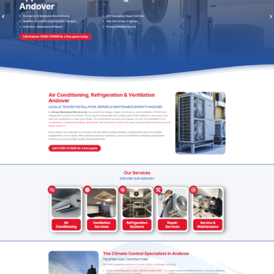 HVAC Company Website