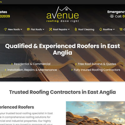 Avenue Roofing Website