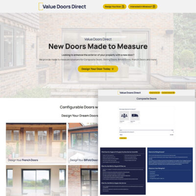 Door builder website design UK