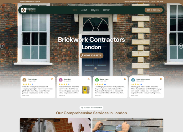 Brickwork company website Bridgnorth