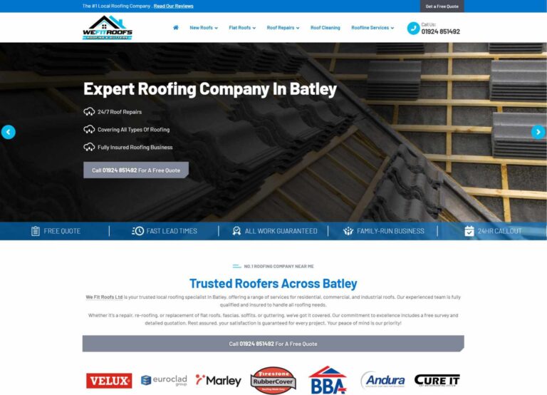 Roofing webistes Wellingborough